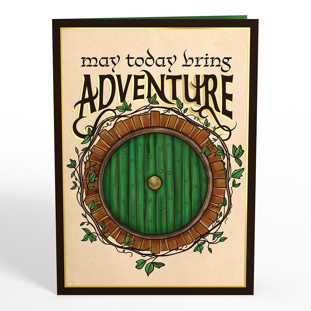 The Lord of the Rings May Today Bring Adventure Pop-Up Card