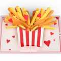 Crunchy Love Fries Pop-Up Card