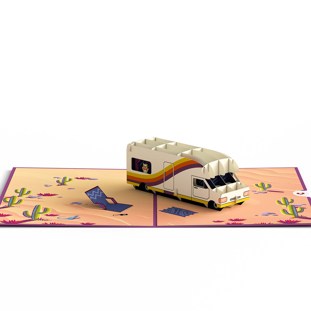 Retro Camper Pop-Up Card