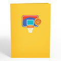Slam Dunk Basketball Pop-Up Card