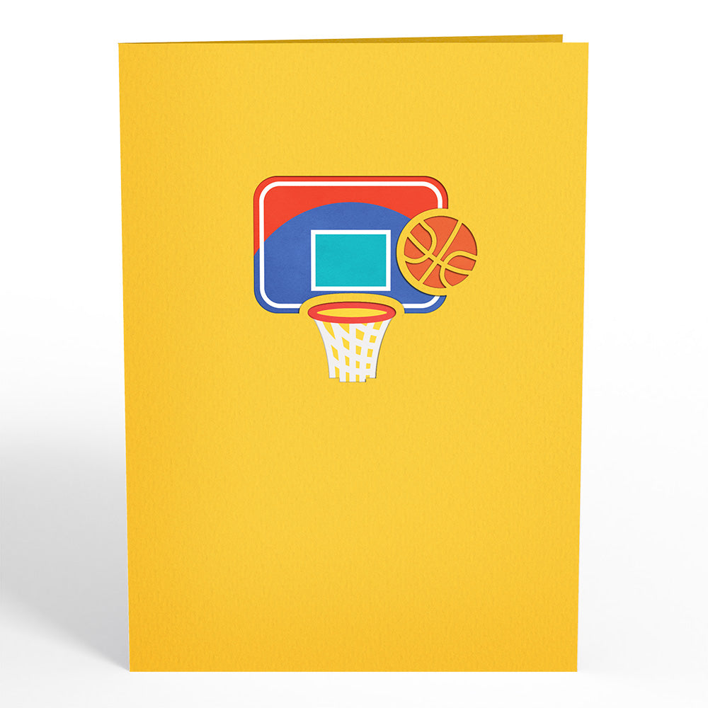 Slam Dunk Basketball Pop-Up Card