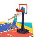 Slam Dunk Basketball Pop-Up Card