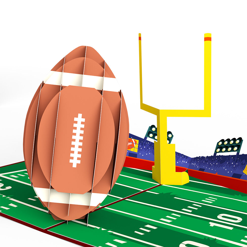 Football Touchdown Pop-Up Card