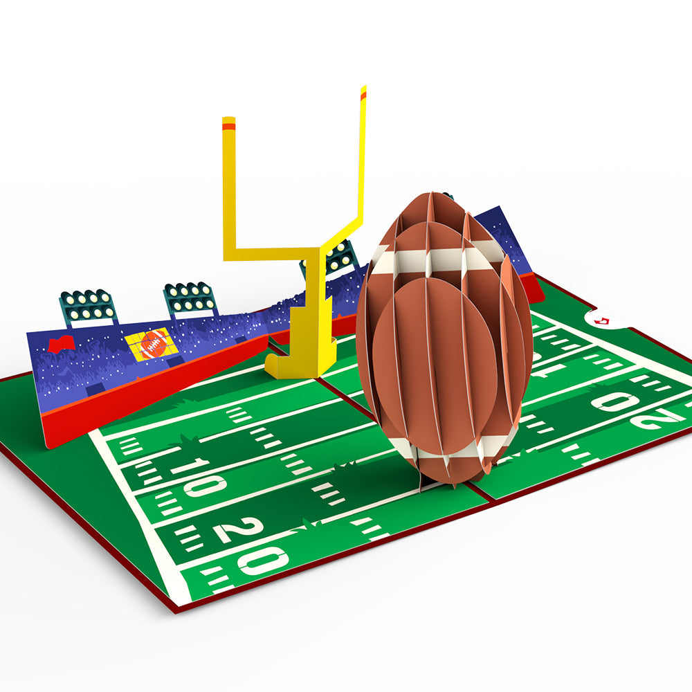 Football Touchdown Pop-Up Card