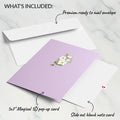 Frilly White Poppy Pop-Up Card