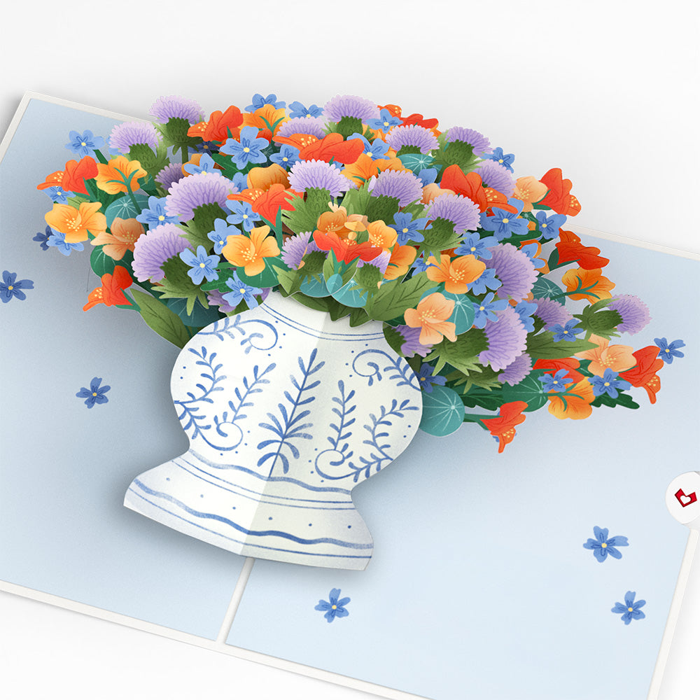 Bouquet of Happiness Pop-Up Card