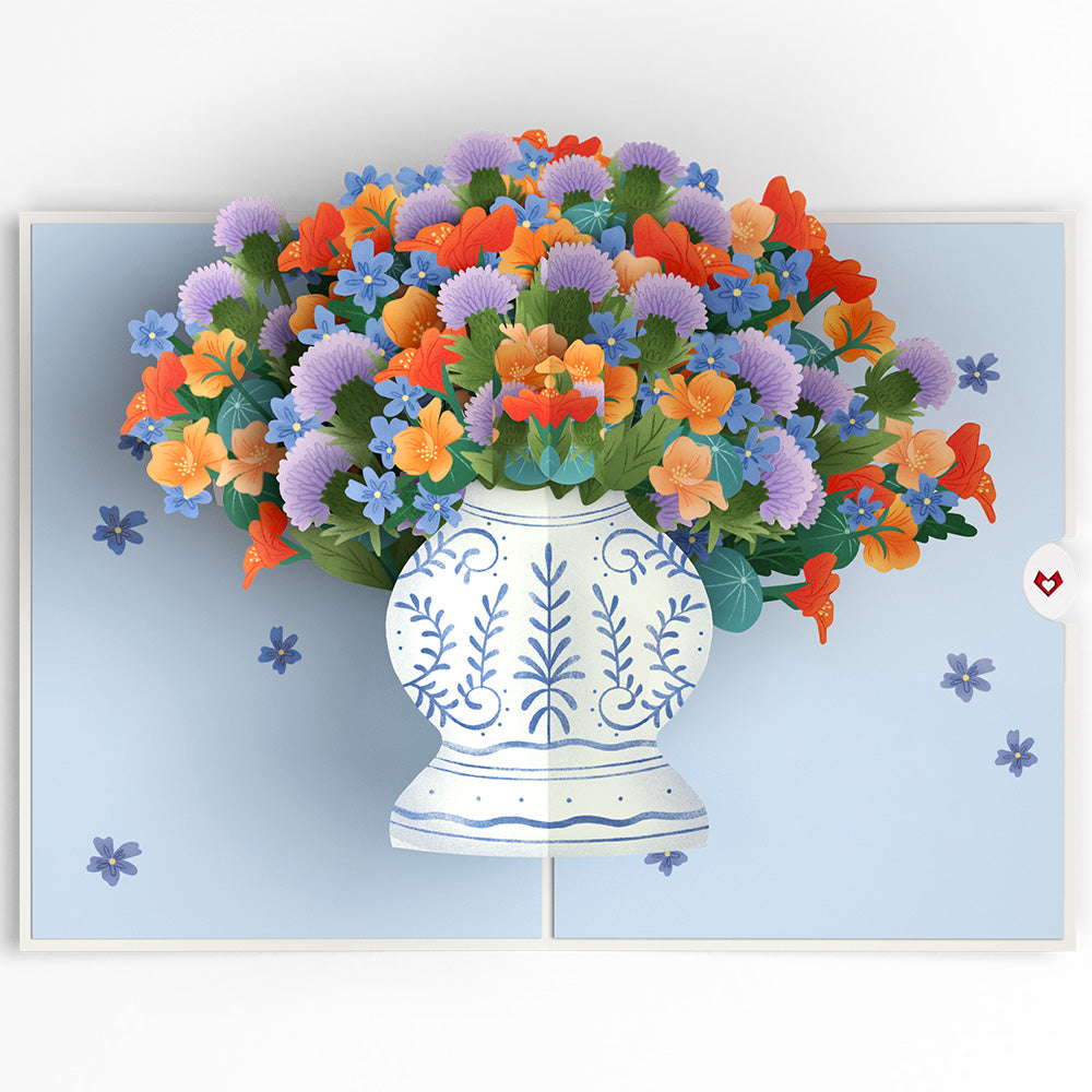 Bouquet of Happiness Pop-Up Card