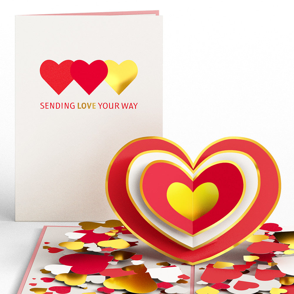 Sending Love Pop-Up Card