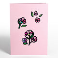 Floral Heart Suncatcher Card