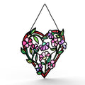 Floral Heart Suncatcher Card