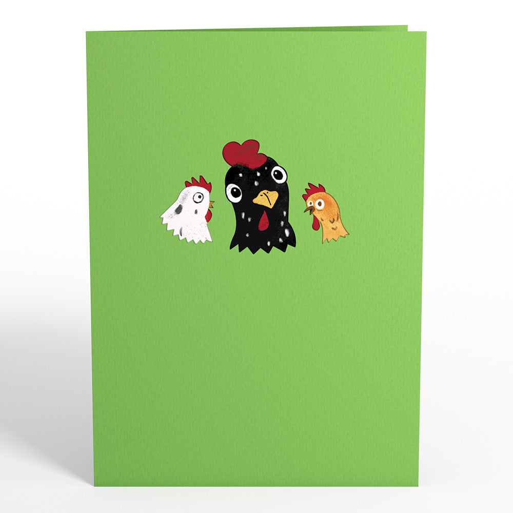 Happy Birthday Chicken Pop-Up Card