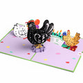 Happy Birthday Chicken Pop-Up Card