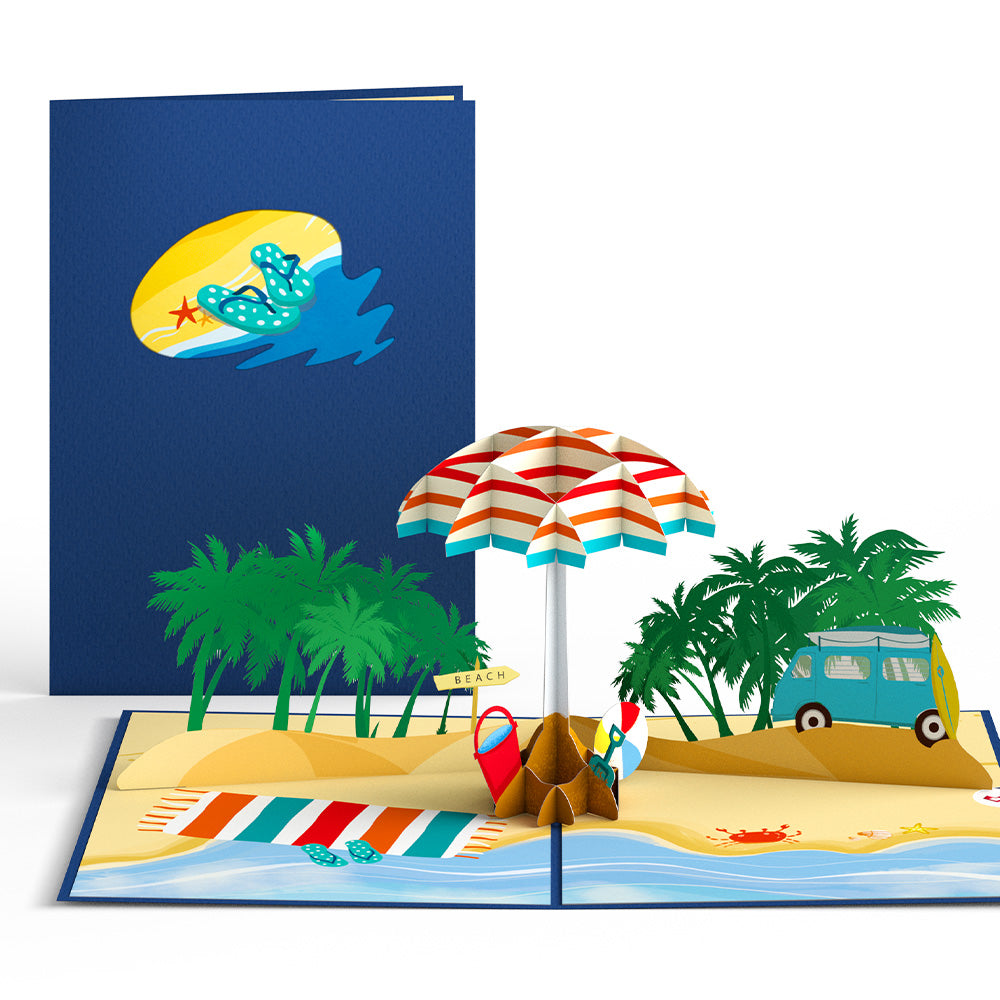 Sandy Shores Pop-Up Card