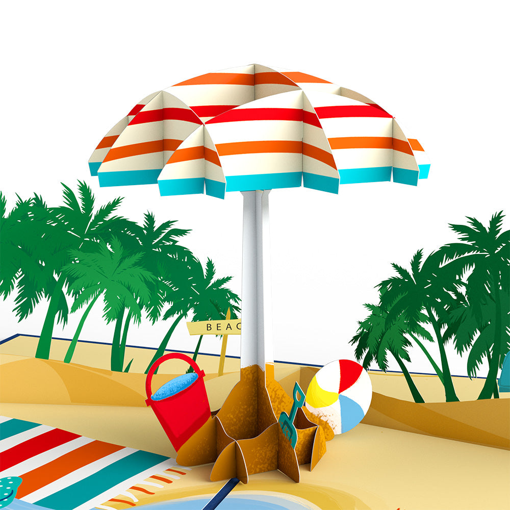 Sandy Shores Pop-Up Card