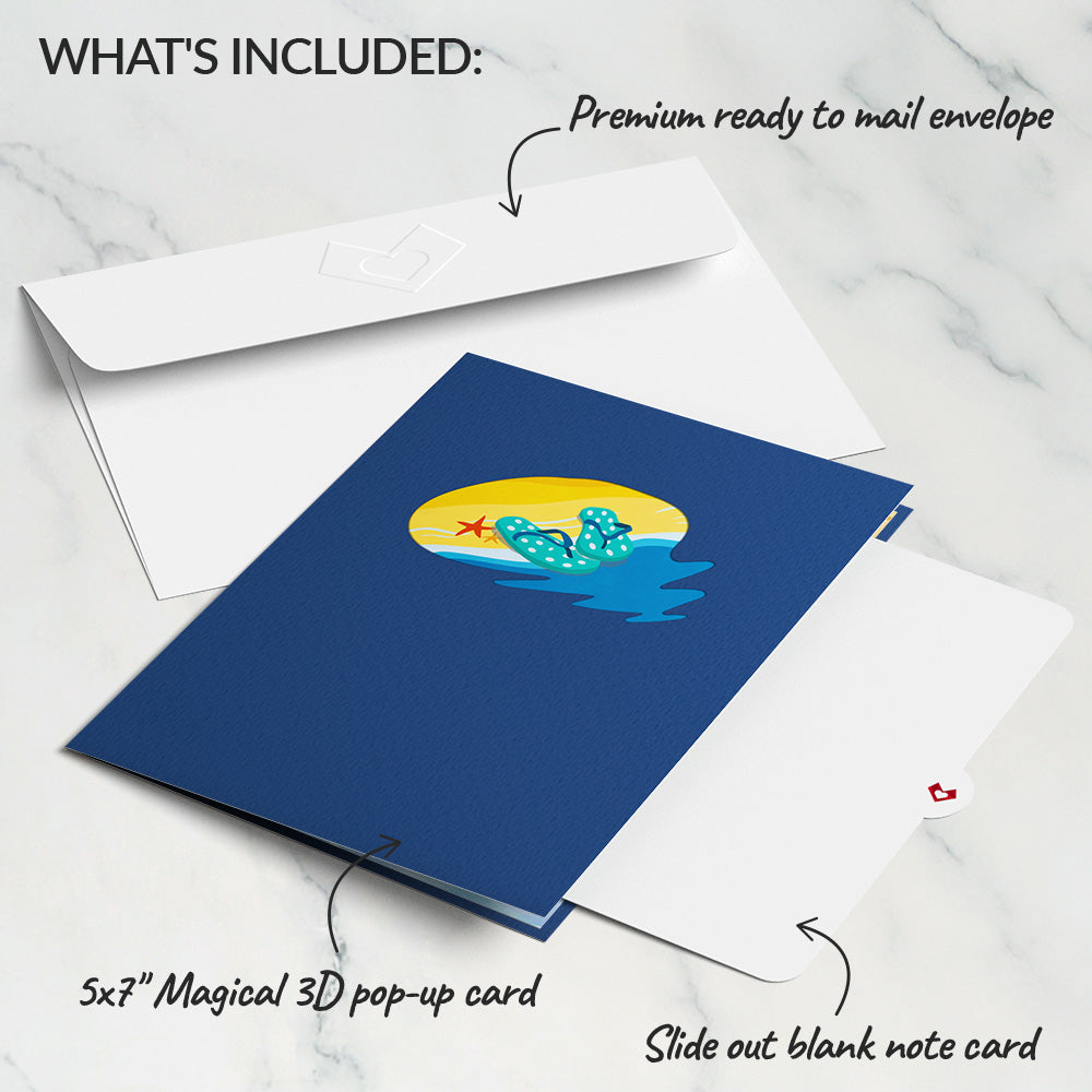 Sandy Shores Pop-Up Card