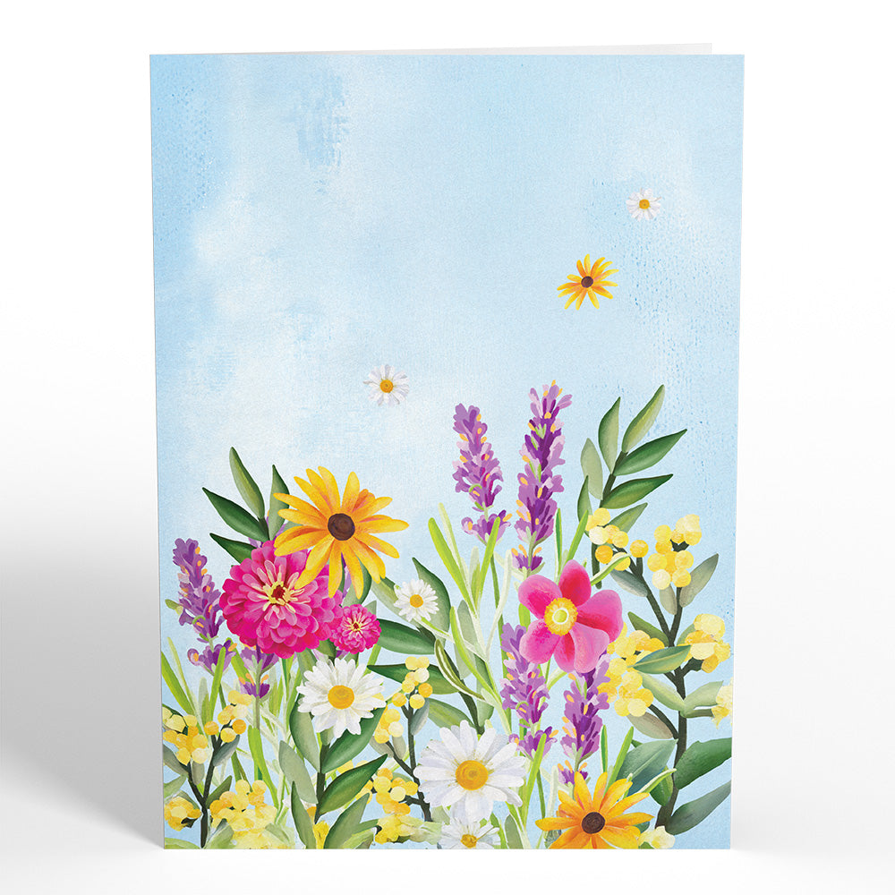 Vibrant Garden Blooms Pop-Up Card – Lovepop