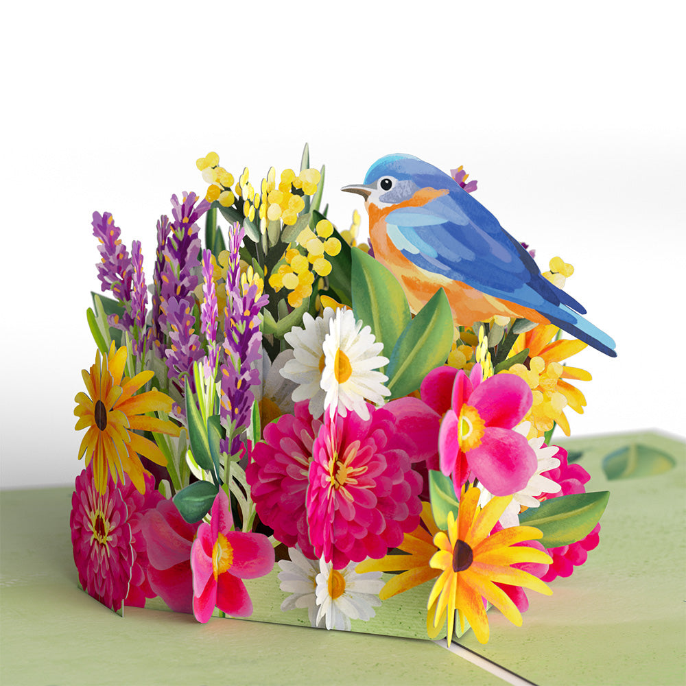 Vibrant Garden Blooms Pop-Up Card – Lovepop