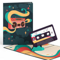 Retro Mixtape Pop-Up Card