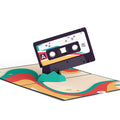 Retro Mixtape Pop-Up Card