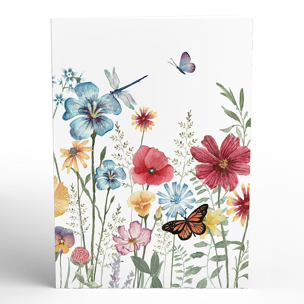 Wild Flowers Jar Pop-Up Card
