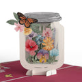 Wild Flowers Jar Pop-Up Card