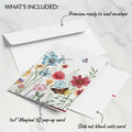 Wild Flowers Jar Pop-Up Card