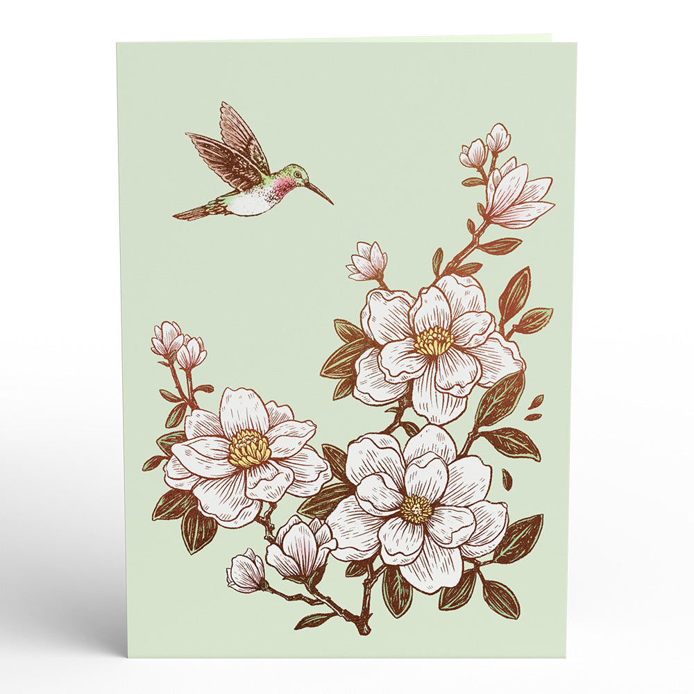 Blooming Magnolia Pop-Up Card