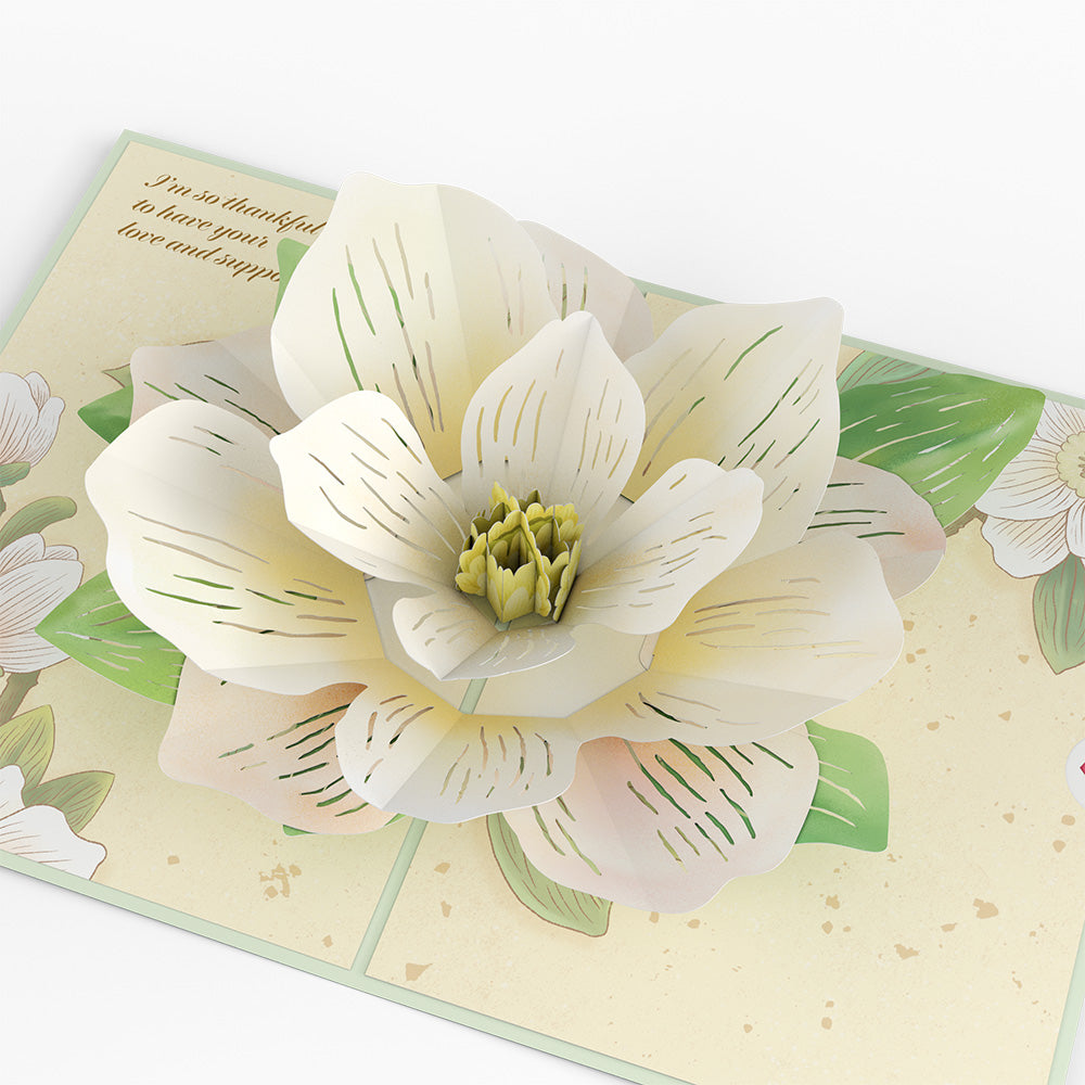 Blooming Magnolia Pop-Up Card