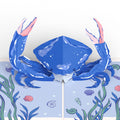 Blue Crab Pop-Up Card