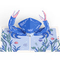 Blue Crab Pop-Up Card