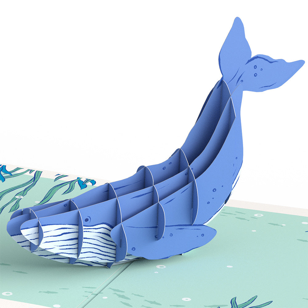 Whale Beneath the Waves Pop-Up Card