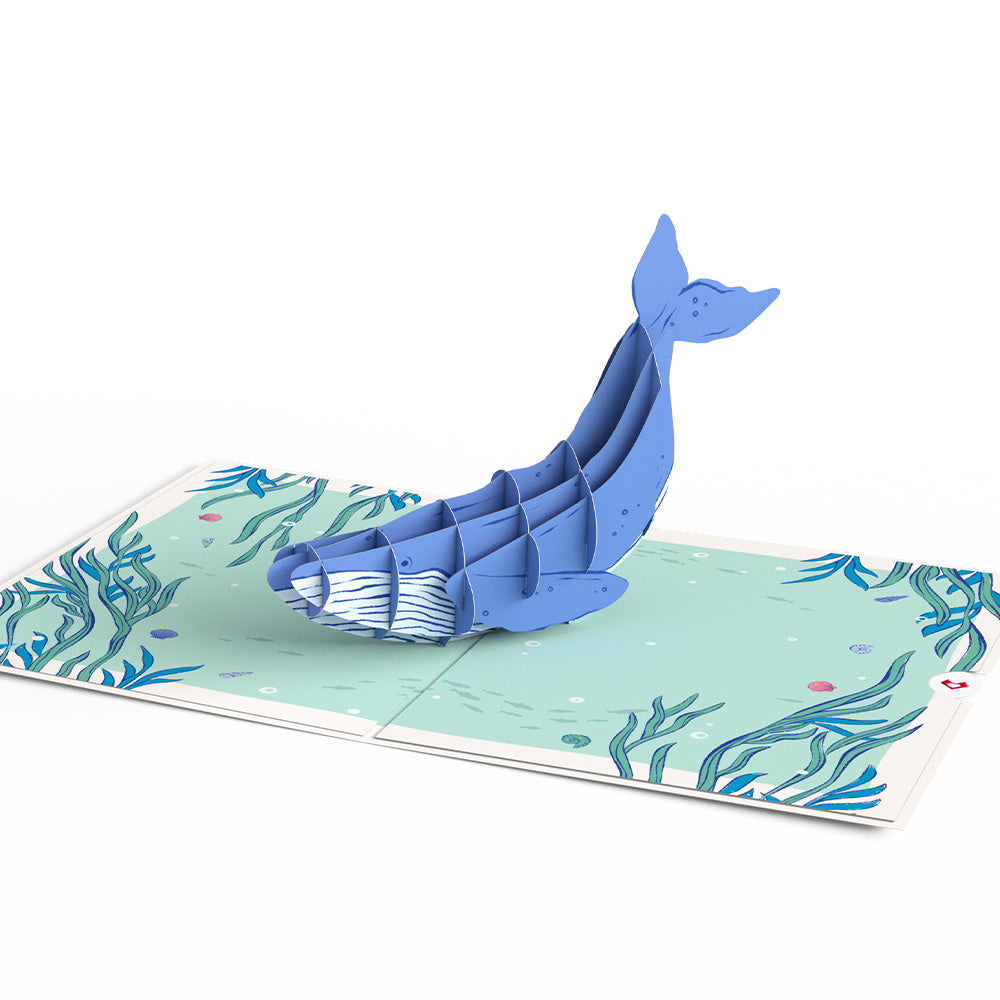Whale Beneath the Waves Pop-Up Card