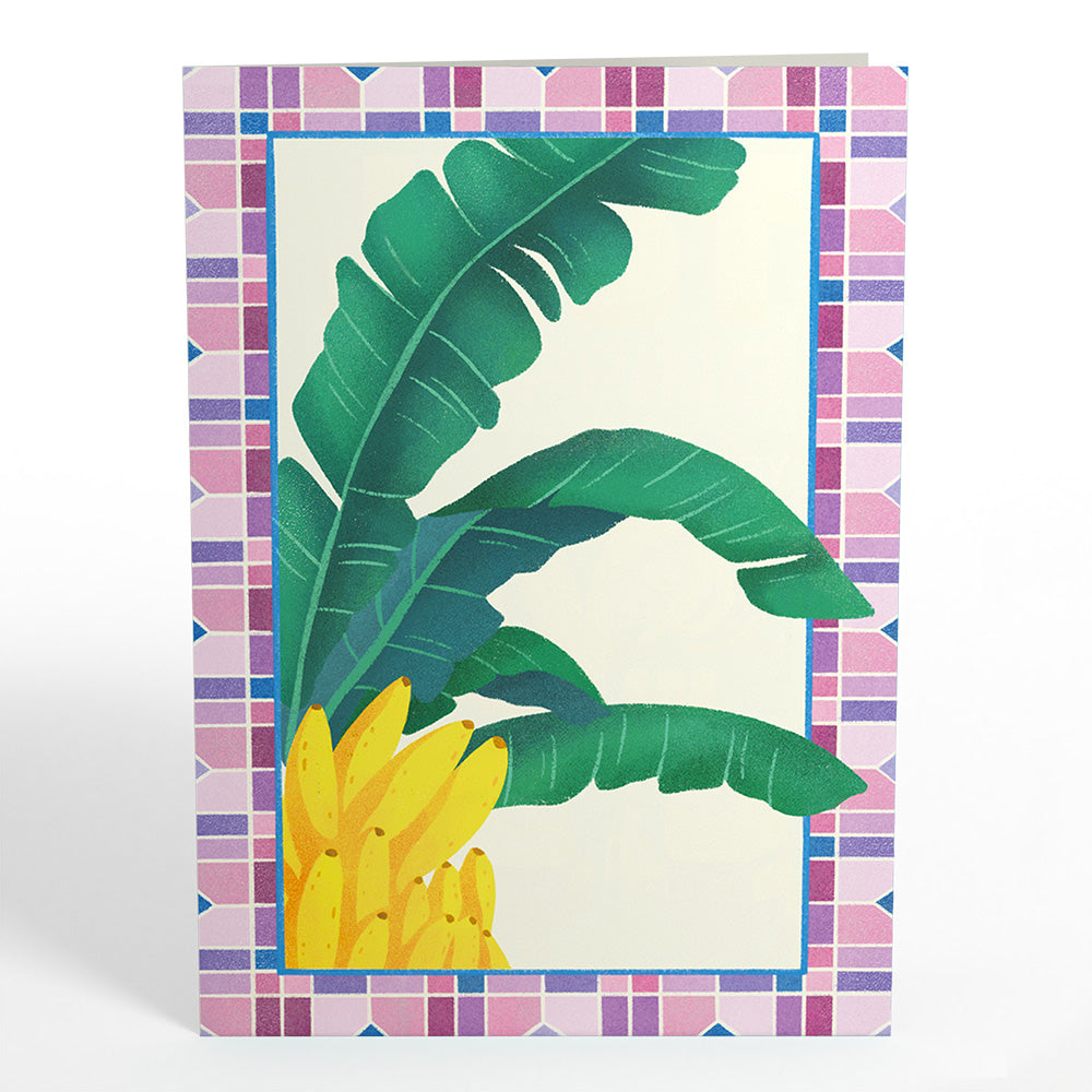 Tropical Bananas Pop-Up Card