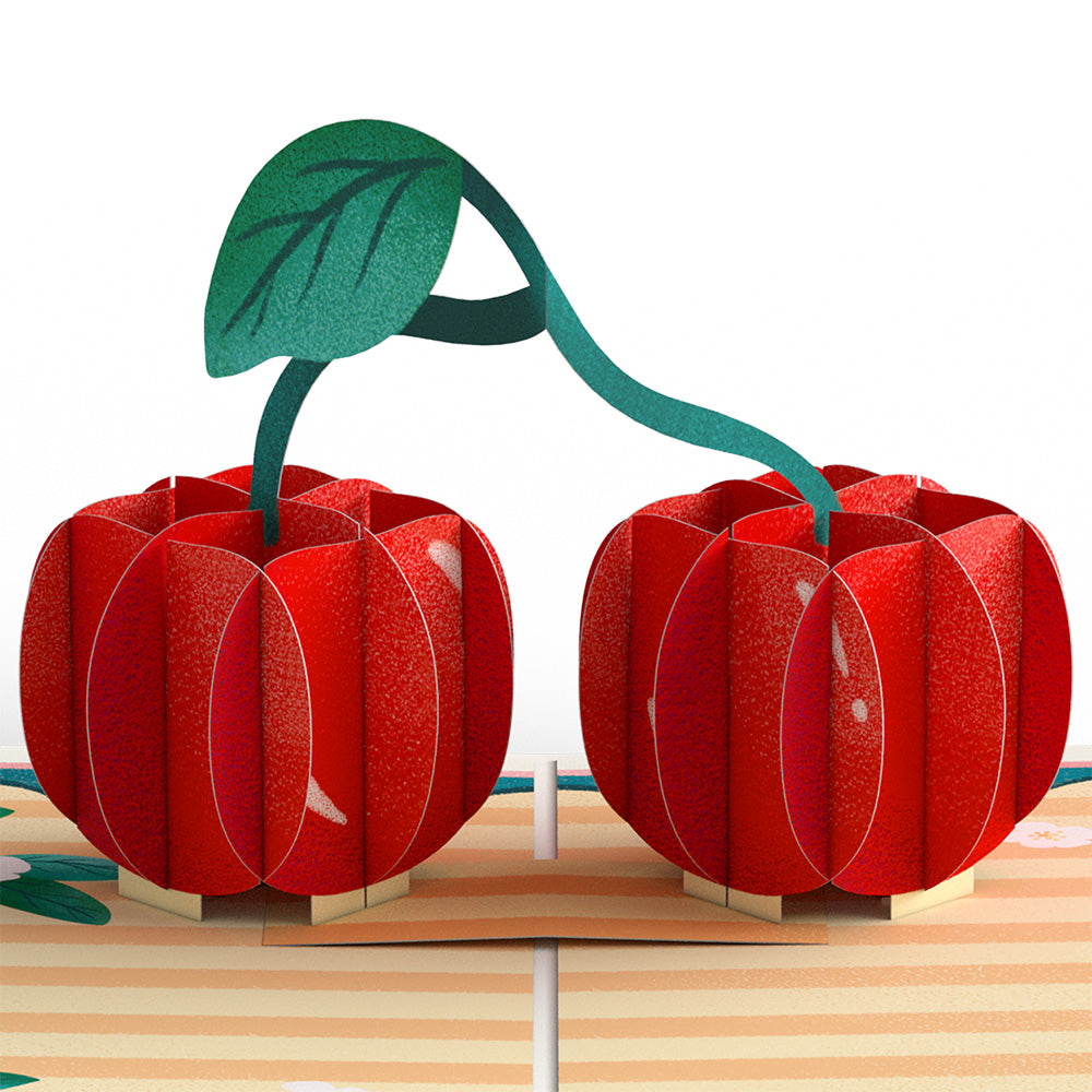 Fresh-Picked Cherries Pop-Up Card