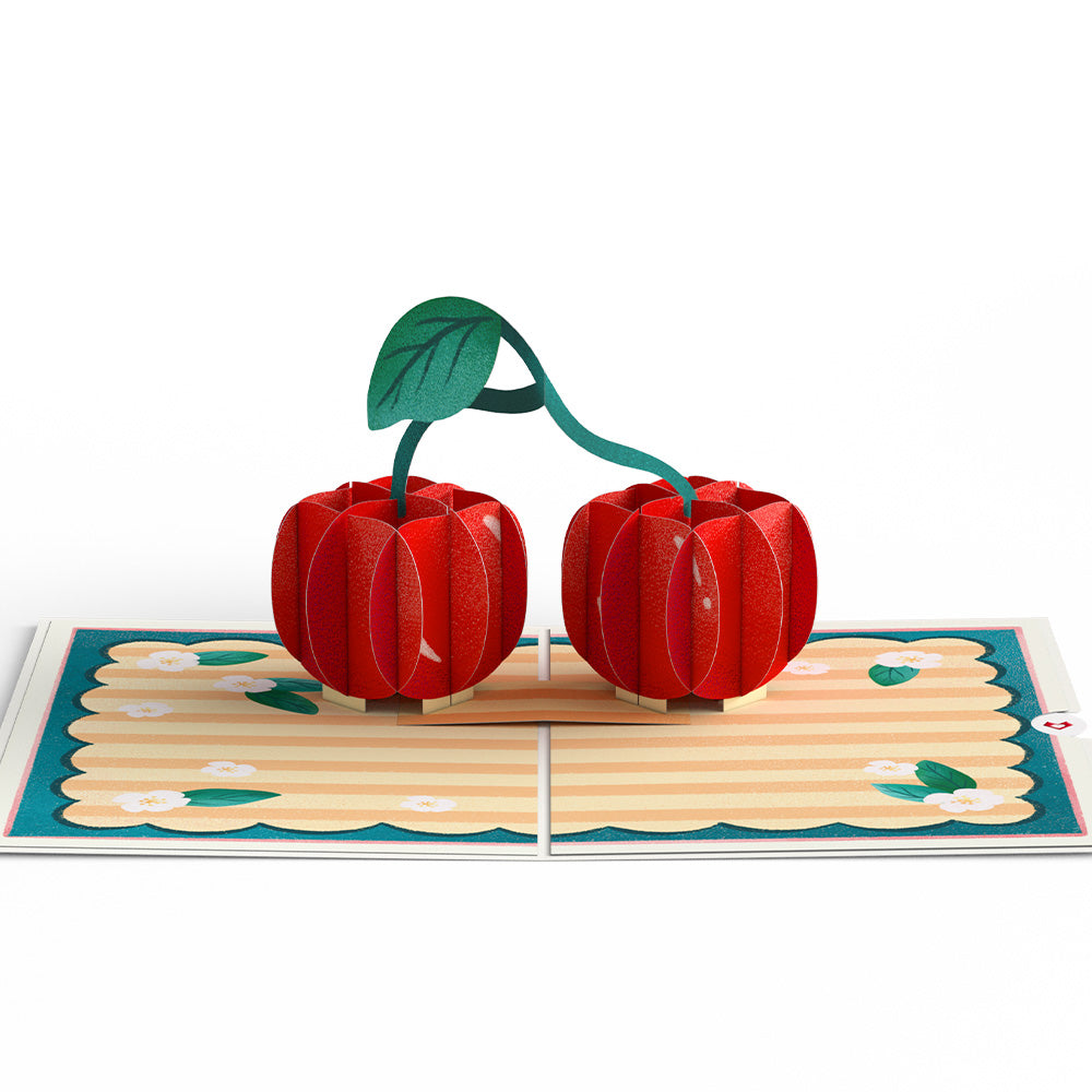 Fresh-Picked Cherries Pop-Up Card