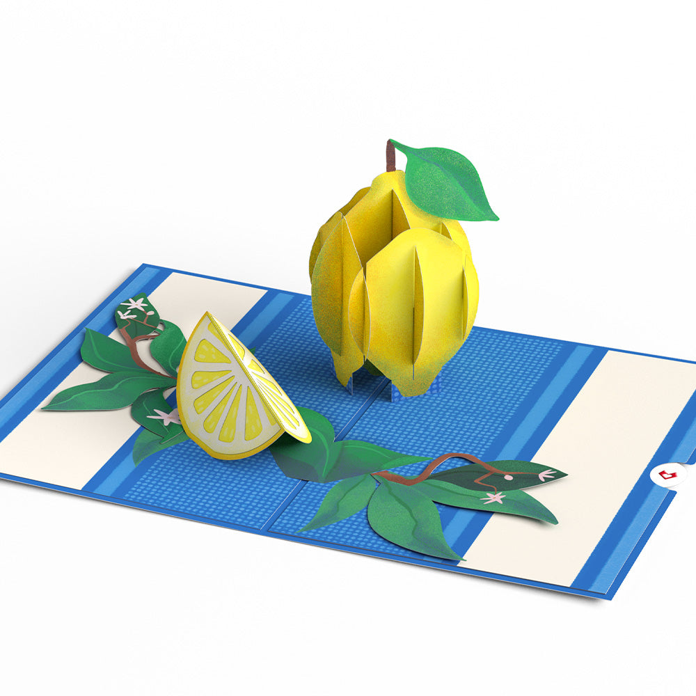 Mediterranean Lemons Pop-Up Card