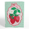 Sweet Strawberry Patch Pop-Up Card