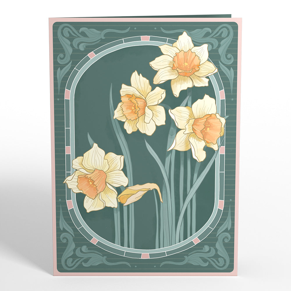 Daffodils in Bloom Pop-Up Card