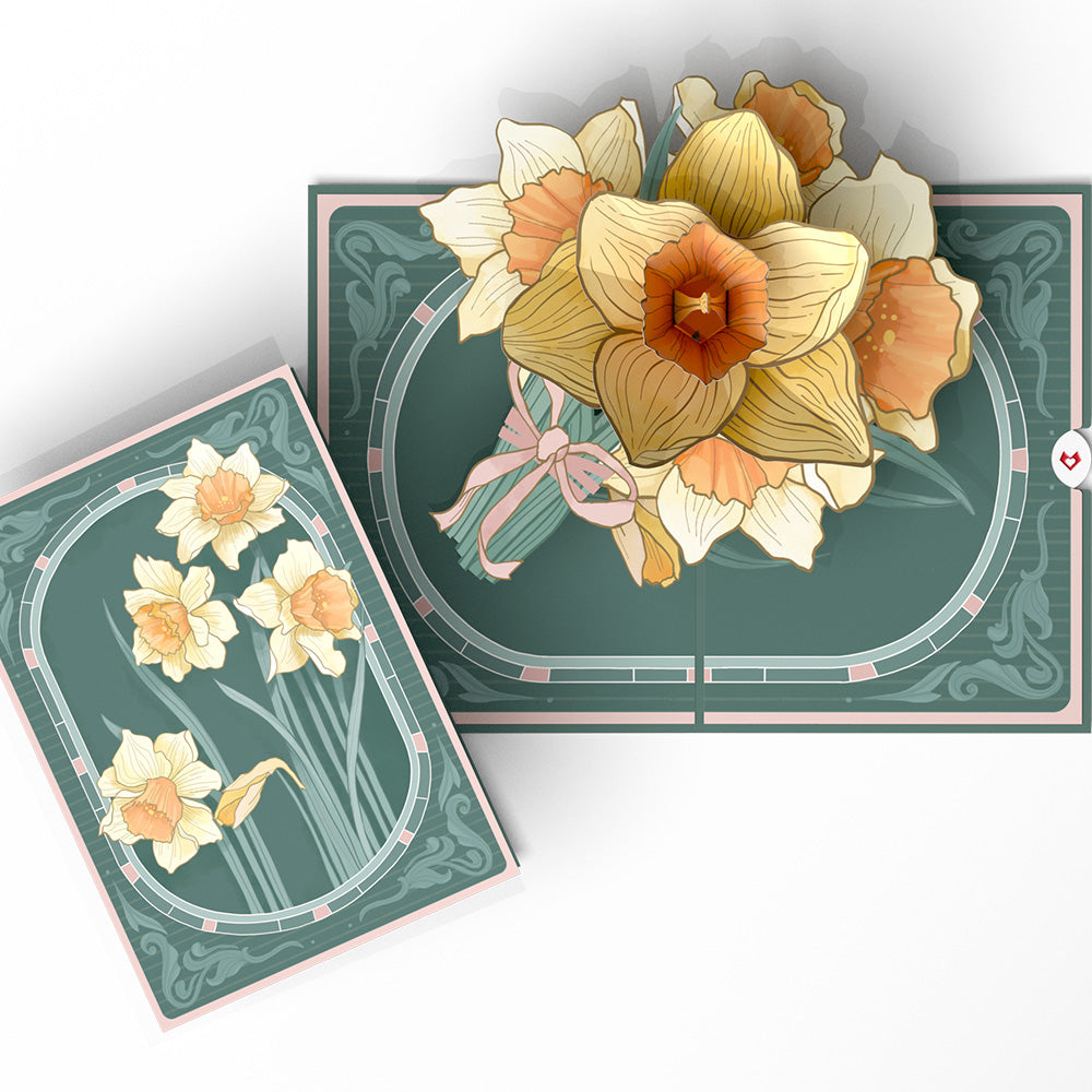 Daffodils in Bloom Pop-Up Card