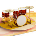 Drum Kit Pop-Up Card