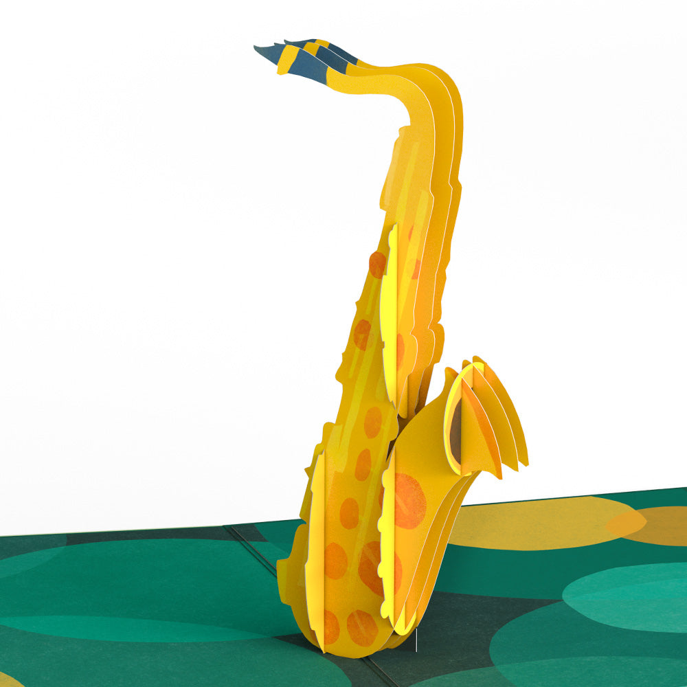 Saxophone Pop-Up Card
