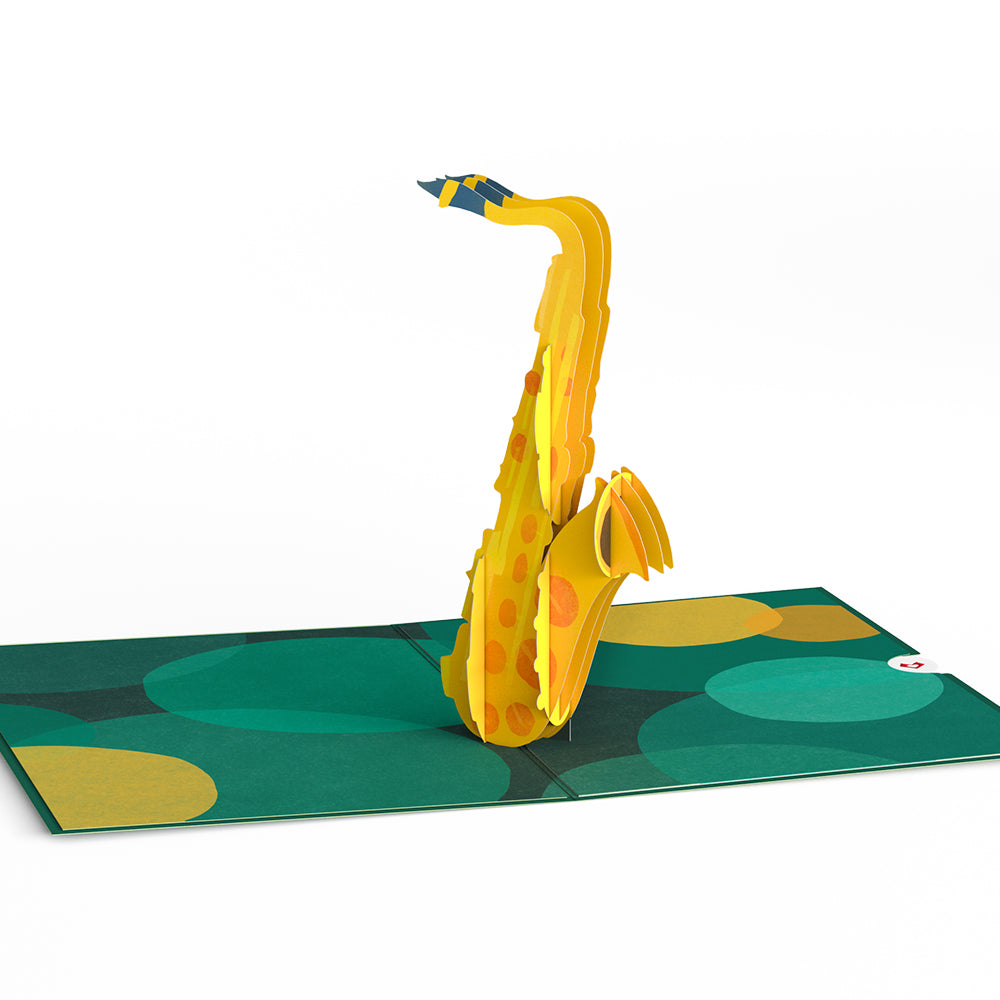 Saxophone Pop-Up Card