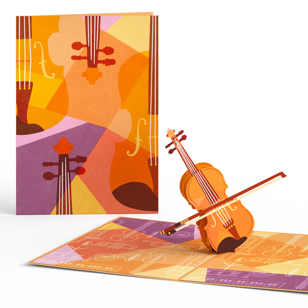 Violin Pop-Up Card