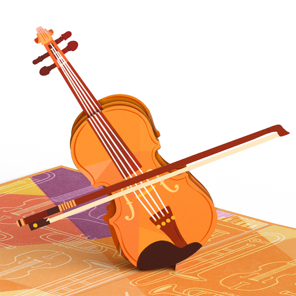 Violin Pop-Up Card