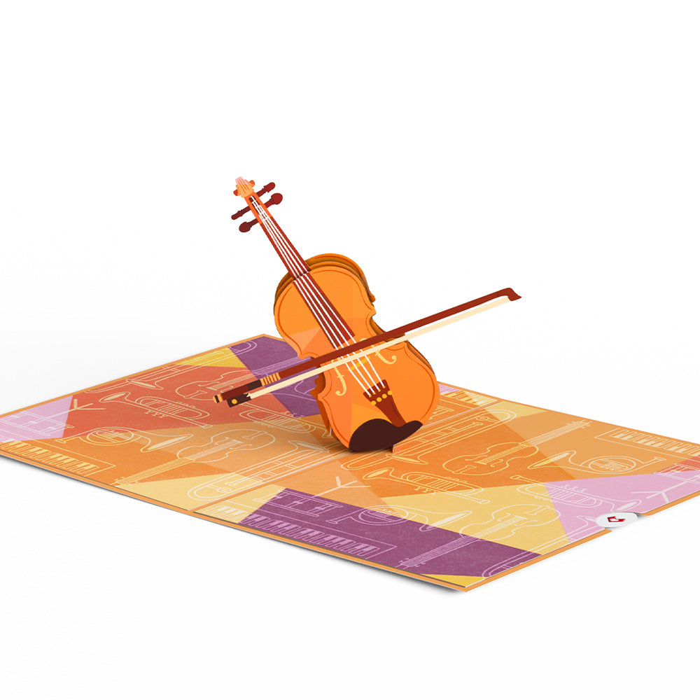Violin Pop-Up Card