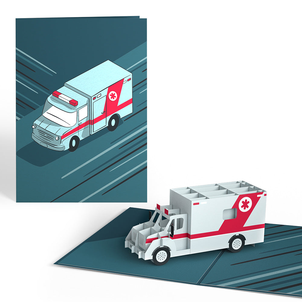 Ambulance Pop-Up Card