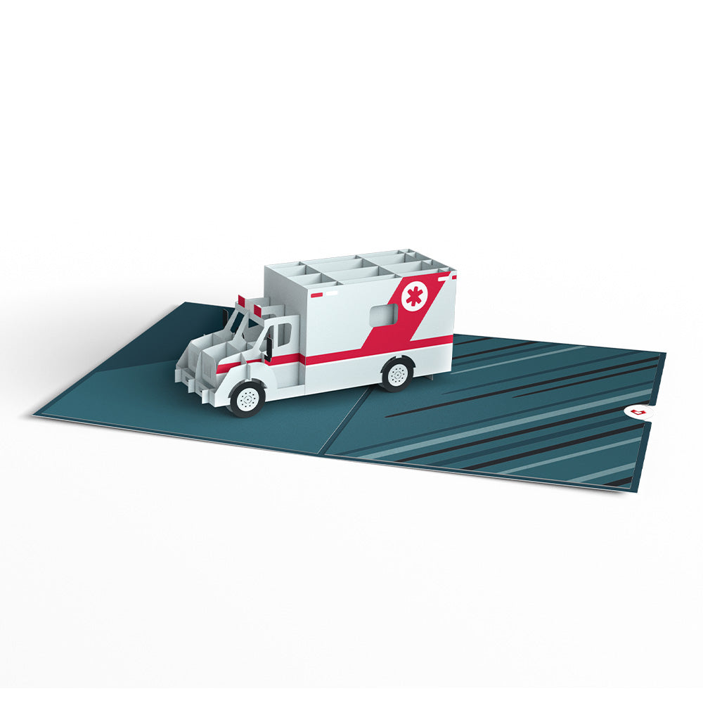Ambulance Pop-Up Card