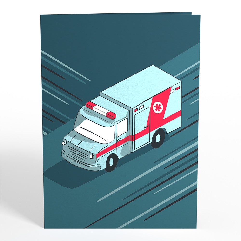 Ambulance Pop-Up Card