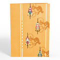 On the Ride Biking Pop-Up Card