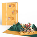 On the Ride Biking Pop-Up Card